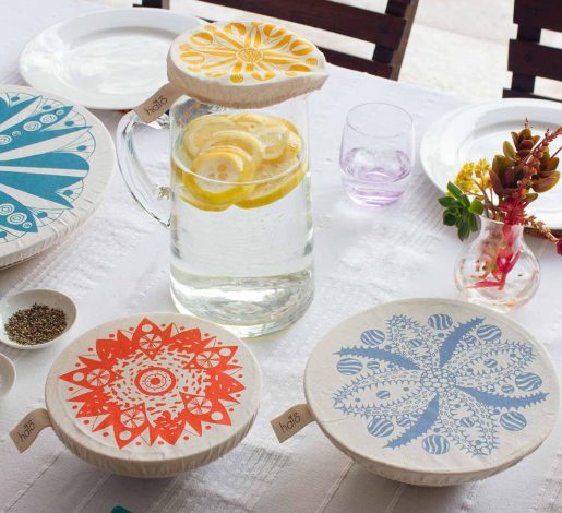 Set-copri-piatti-disegnati-a-mano-artigianali-tavarte-aloe-little